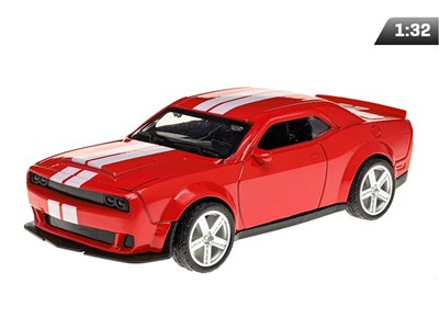 Model Dodge Challenger CRASH CAR, red (A02400C)