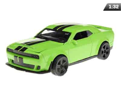 Modèle Dodge Challenger CRASH CAR, aigue-marine (A02400SL)