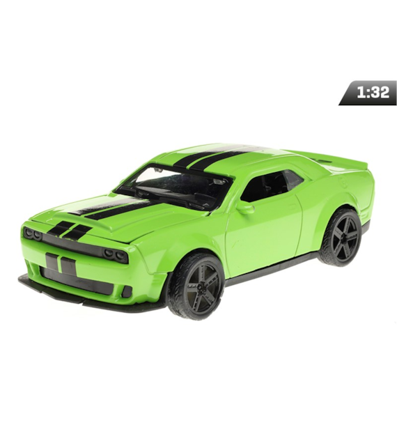 Modèle Dodge Challenger CRASH CAR, aigue-marine (A02400SL)