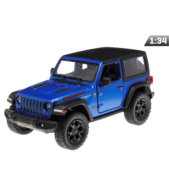 Modell 1:34, Jeep Wrangler Hard Top, blau (A11723N)
