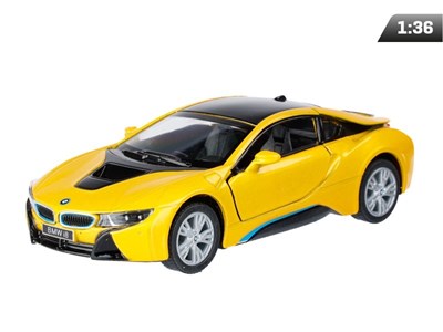 Modell 1:36, Kinsmart, BMW i8, gelb (A11748Z)