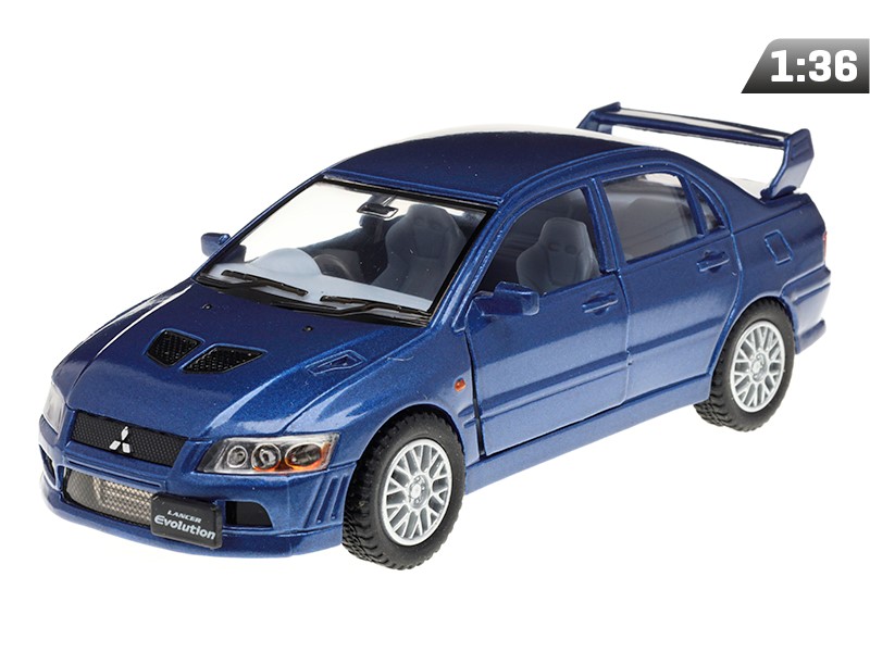 Modèle 1:36, Mitsubishi Lancer Evolution VII, bleu marine (A11760G)