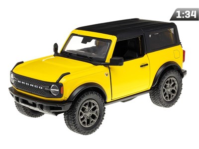 Model 1:34, 2022 Ford Bronco Hard Top, yellow  (A11768Z)