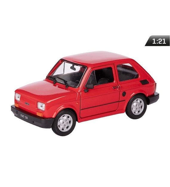 Modèle 1:21, PRL FIAT 126p, rouge (A066F126C)