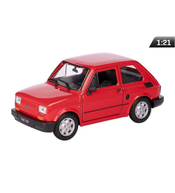 Model 1:21, PRL FIAT 126p, red (A066F126C)