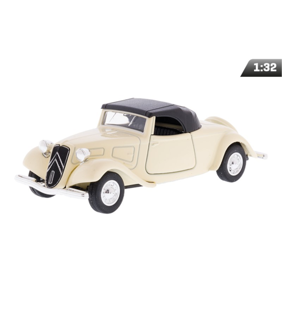 Model 1:34, 1939 CITROËN 11B Traction Avant Cabrio, kremowy (A008751C1TK)
