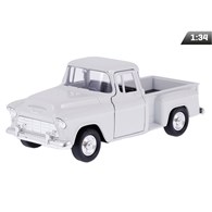 Model 1:34, 1955 Chevrolet Stepside Pick Up, biały (A00880CHSB)