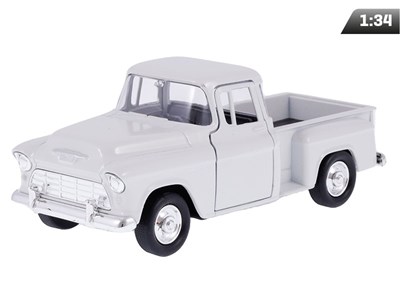 Model 1:34, 1955 Chevrolet Stepside Pick Up, white (A00880CHSB)