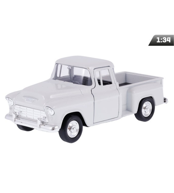 Model 1:34, 1955 Chevrolet Stepside Pick Up, white (A00880CHSB)