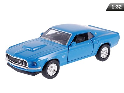 Model 1:34, 1969 FORD Mustang Boss 429, niebieski (A876FMB4N)