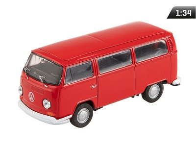 Model 1:34, 1972 VW T2, red (A880VWT2C)