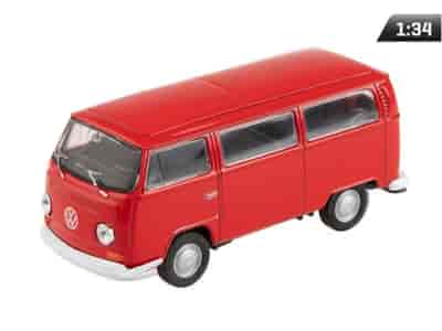 Model 1:34, 1972 VW T2, czerwony (A880VWT2C)