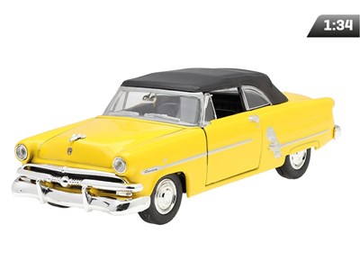 Model 1:34, Ford  Crestline Sunliner 1953, żółty