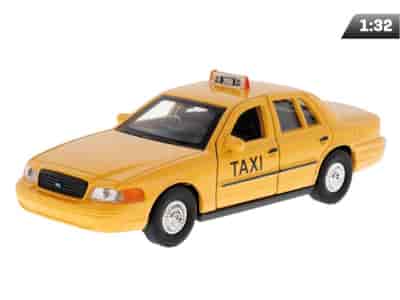 Modèle 1:34, 1999 Ford Crown Victoria Taxi, jaune (A880FCVTZ)