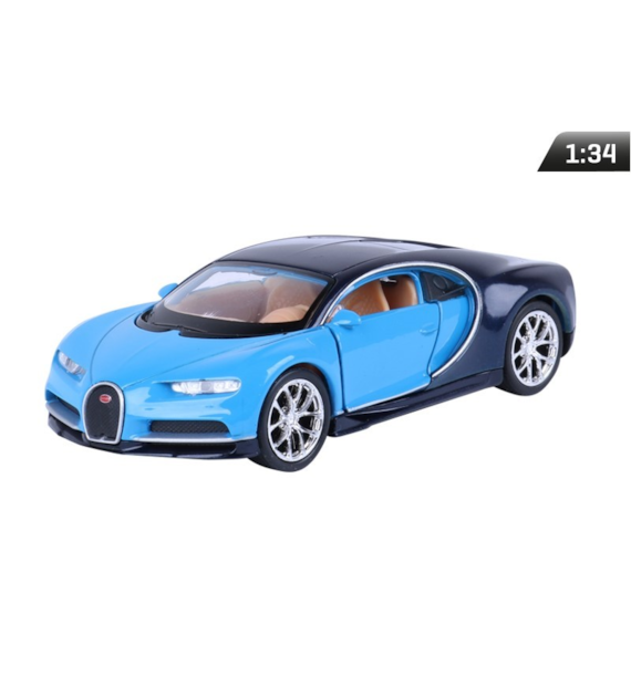 Modèle 1 :34, BUGATTI Chiron, bleu marine (A880BCHNG)