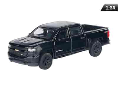 Model 1:34, CHEVROLET 2017 Silverado, black (A880CH17SC)
