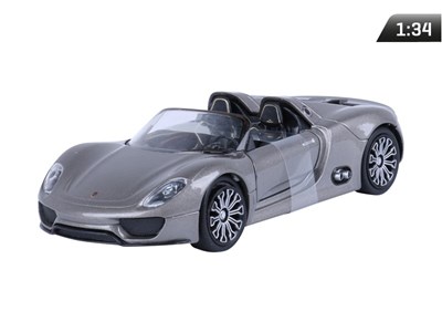 Model 1:34, PORSCHE 918 Spyder Concept, szary (A880P9SCS)