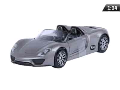 Modèle 1:34, PORSCHE 918 Spyder Concept, gris (A880P9SCS)