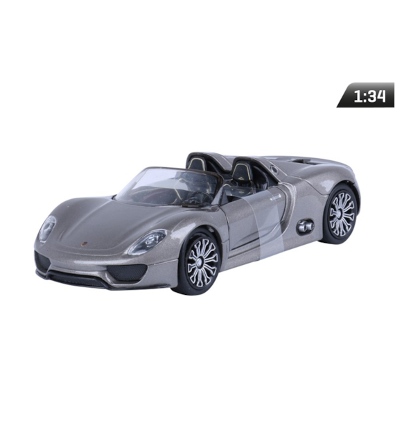 Modèle 1:34, PORSCHE 918 Spyder Concept, gris (A880P9SCS)