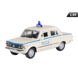 Modell 1:34, PRL FIAT 125p MILICJA, weiß (A884F125MIB)