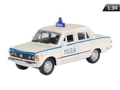 Model 1:34, PRL FIAT 125p MILICJA, white (A884F125MIB)