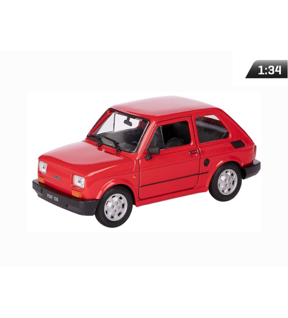 Model 1:34, PRL FIAT 126p, czerwony (A884F126C)