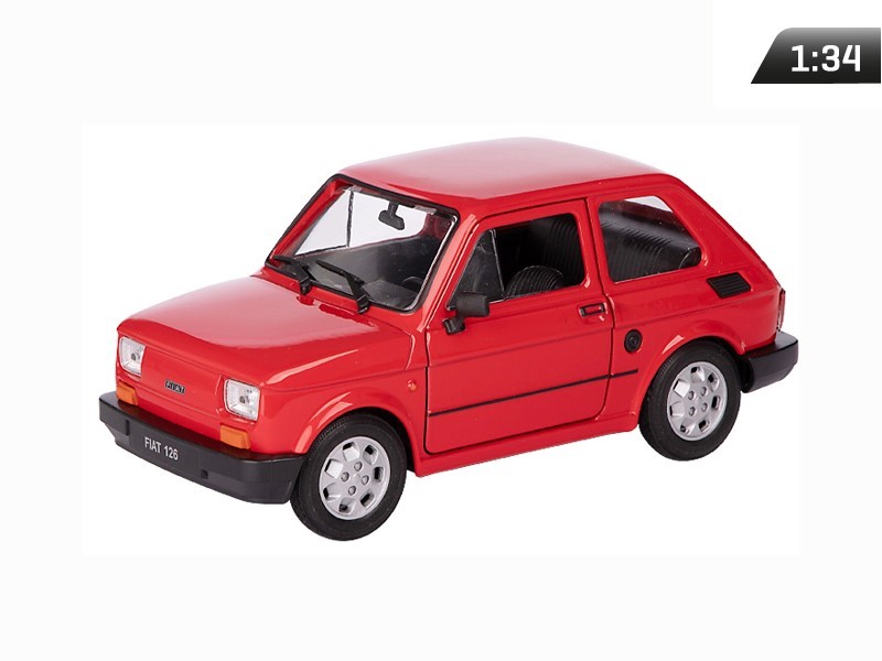 Modell 1:34, PRL FIAT 126p, rot (A884F126C)