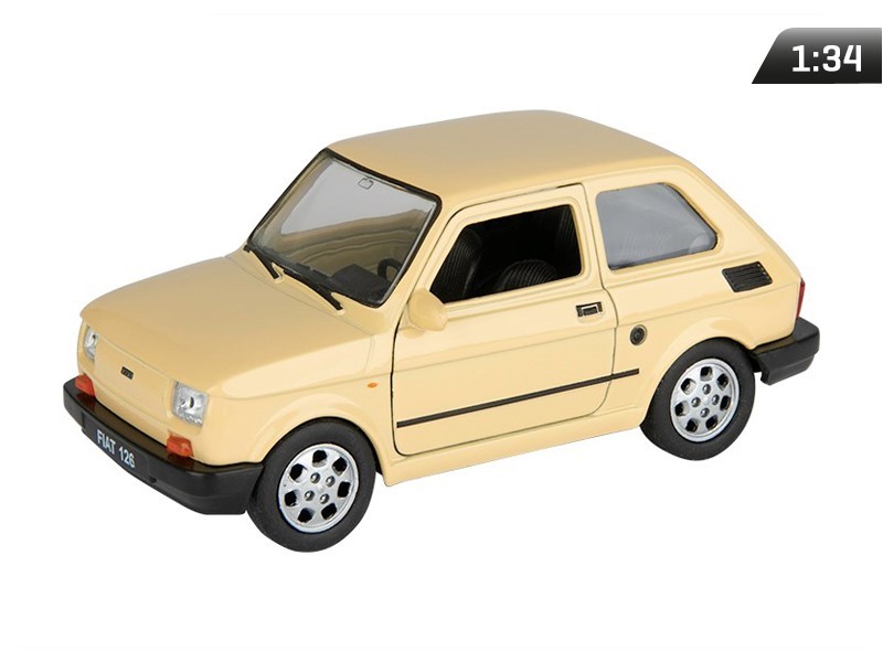 Model 1:34, PRL FIAT 126p, cream (A884F126K)