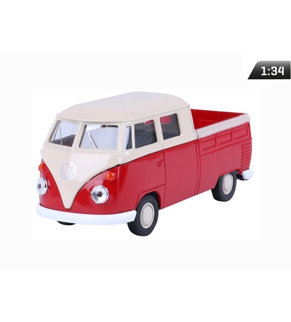 Modèle 1:34, VW T1 Double Cabine Pick Up rouge crème (A880VTDCPCK)