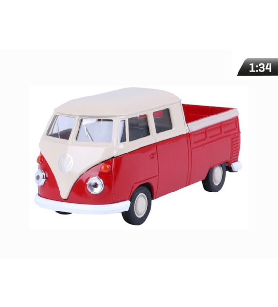 Modèle 1:34, VW T1 Double Cabine Pick Up rouge écru (A880VTDCPCK)
