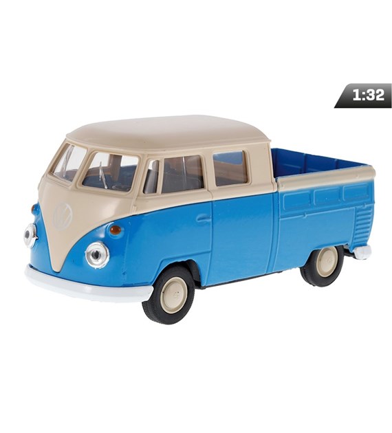 Model 1:34, Volkswagen T1 Double Cabin Pick Up, niebiesko-kremowy (A880VTDCPNK)