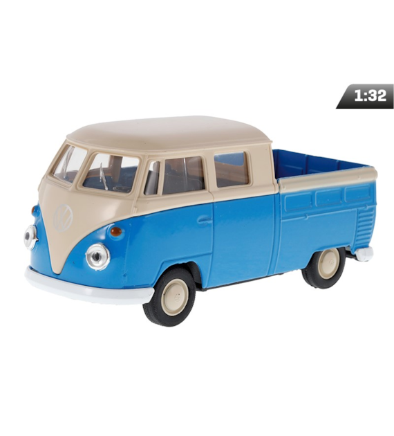 Modèle 1:34, VW T1 Double Cabine Pick Up bleu écru (A880VTDCPNK)