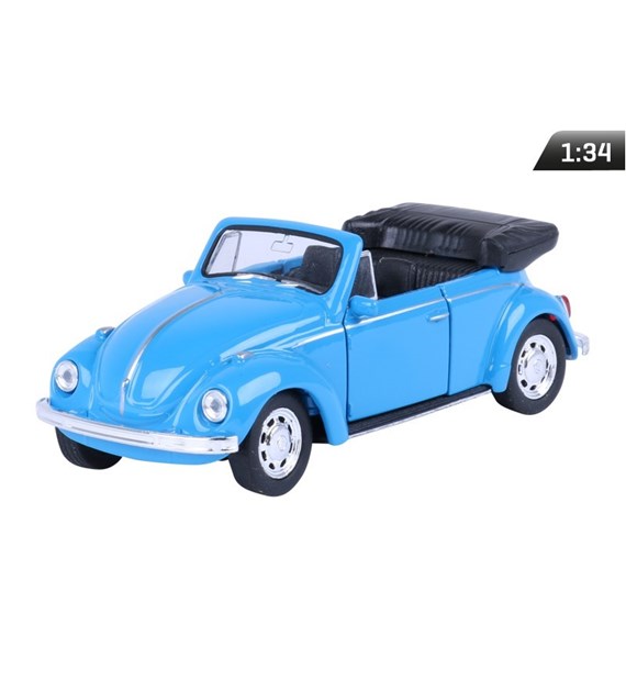 Modèle 1:34, VW Beetle Cabriolet, bleu (A880VWBCN)