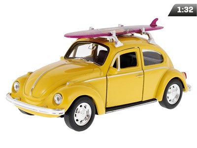 Modell 1:34, VW Beetle, Surfing,  gelb (A880VWBSZ)