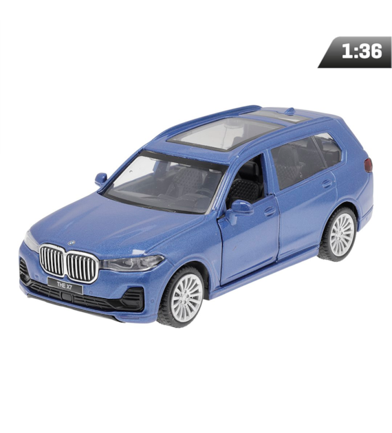 Model 1:36, MSZ, BMW X7, niebieski