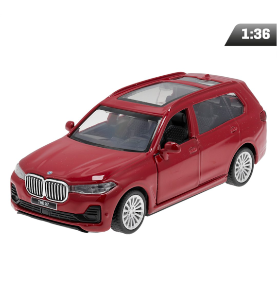 Model 1:36, MSZ, BMW X7, czerwony