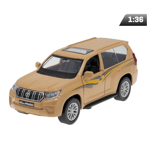 Model 1:36, MSZ, Toyota Land Cruiser Prado, żółty