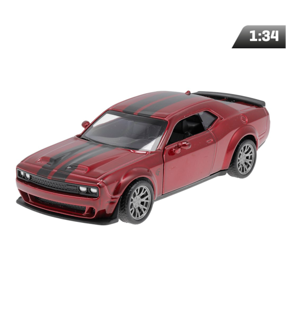 Model 1:34, MSZ, 2022 Dodge Challenger SRT Jailbreak, czerwony