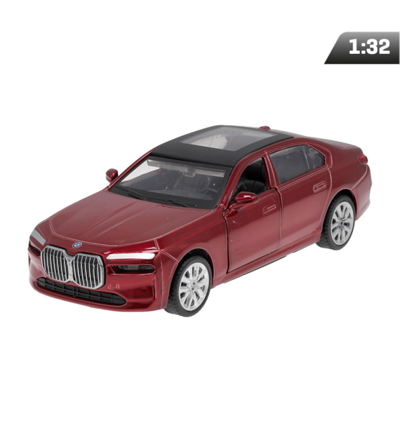 Model 1:32, MSZ, BMW I7, czerwony