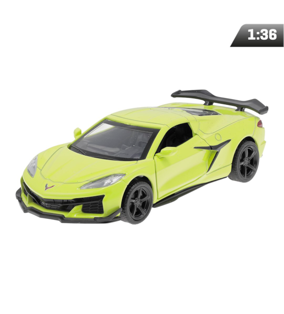 Model 1:36, MSZ. Chevrolet Corvette C8 Z06 (2024), żółty