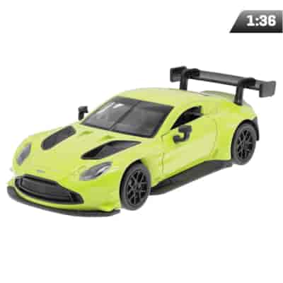 Model 1:36, MSZ, Aston Martin Vantage GT3, żółty