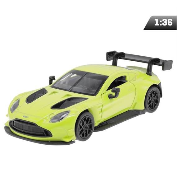 Model 1:36, MSZ, Aston Martin Vantage GT3, żółty