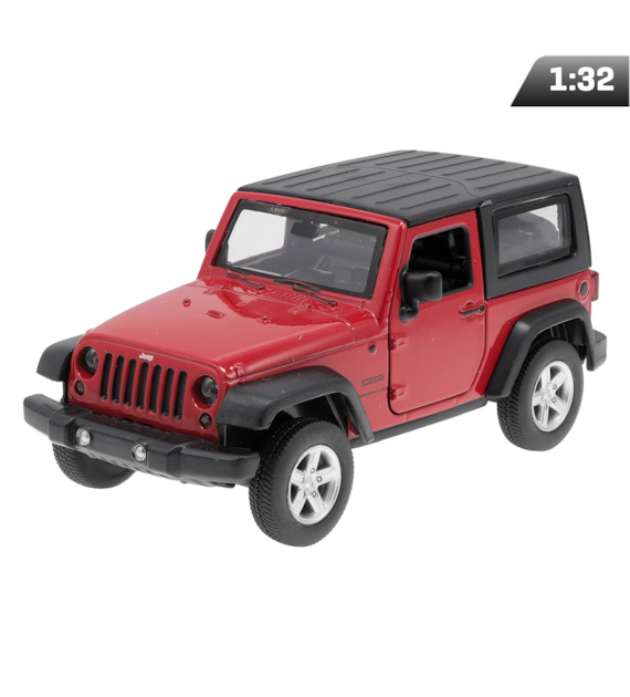 Model 1:32, MSZ, Jeep Wrangler, czerwony