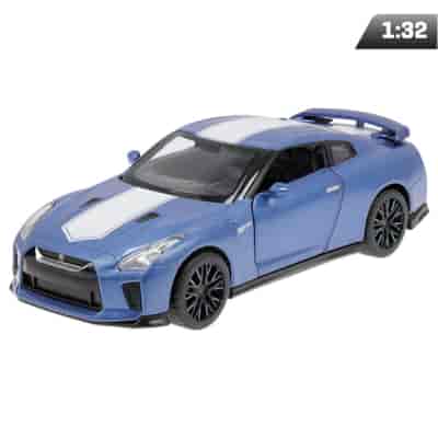Model 1:32, MSZ, Nissan GT-R (R35) 50th Anniversary Edition, niebieski