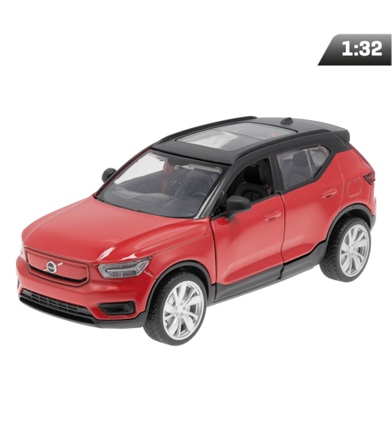 Model 1:32, MSZ, Volvo EX40 Recharge, czerwony