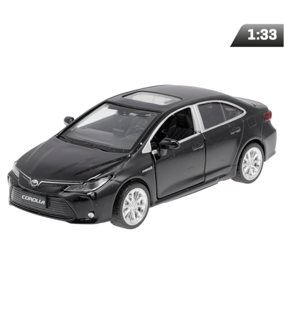 Model 1:33, MSZ, Toyota Corolla Hybrid, czarny