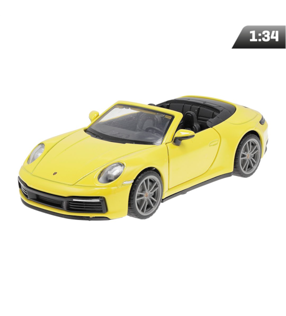 Model 1:32, MSZ, Porsche 911 Carrera Cabriolet, żółty