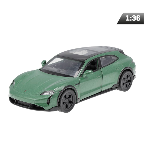 Model 1:36, MSZ, porsche Taycan turbo S Cross Turismo, zielony
