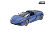Modell 1:24, MSZ, Porsche 918 Spyder, blau