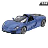 Model 1:24, MSZ, Porsche 918 Spyder, niebieski